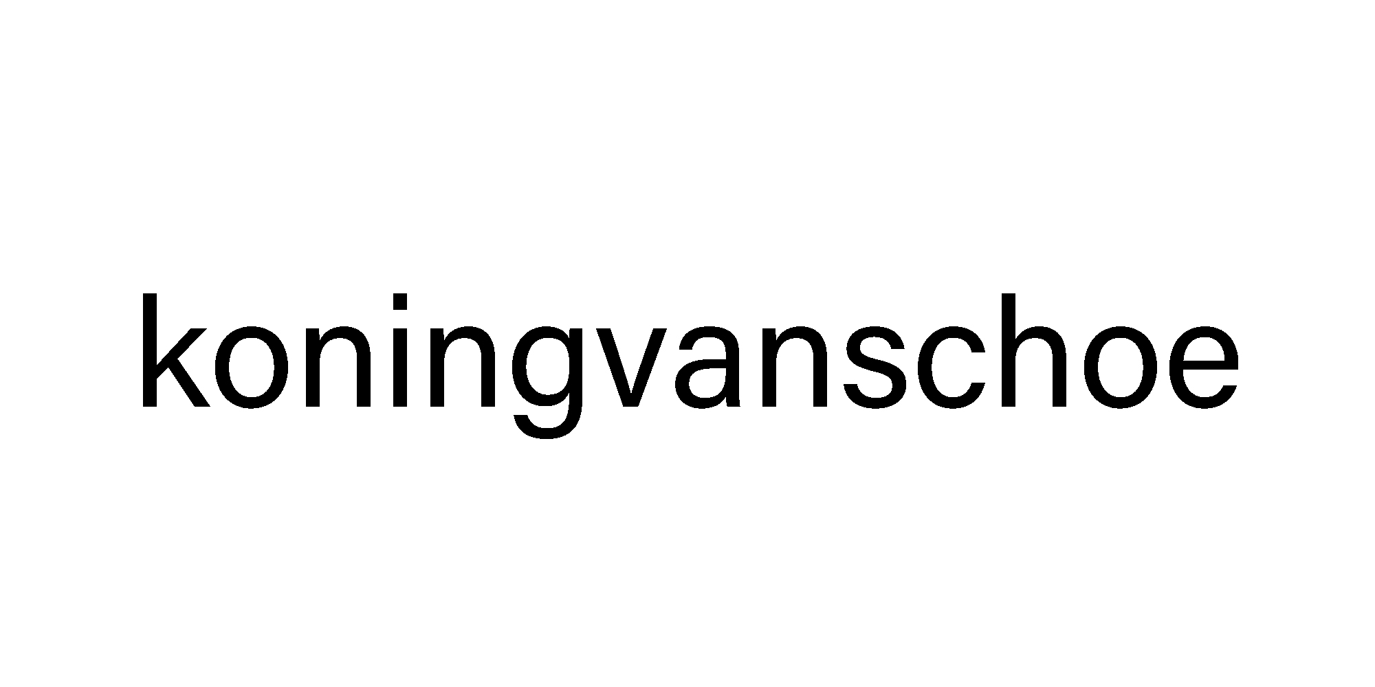 Koningvanschoe